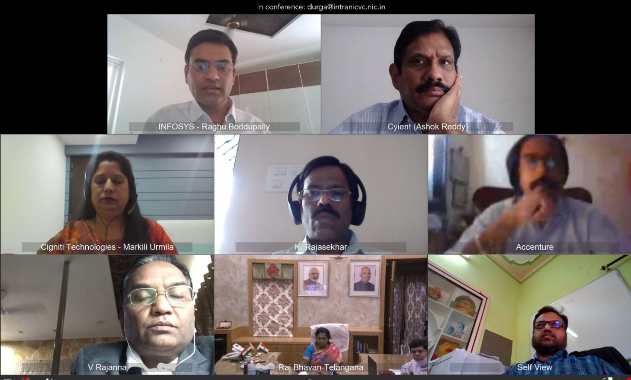 DataSpeaks invited for video con with Honorable Governor of Telangana